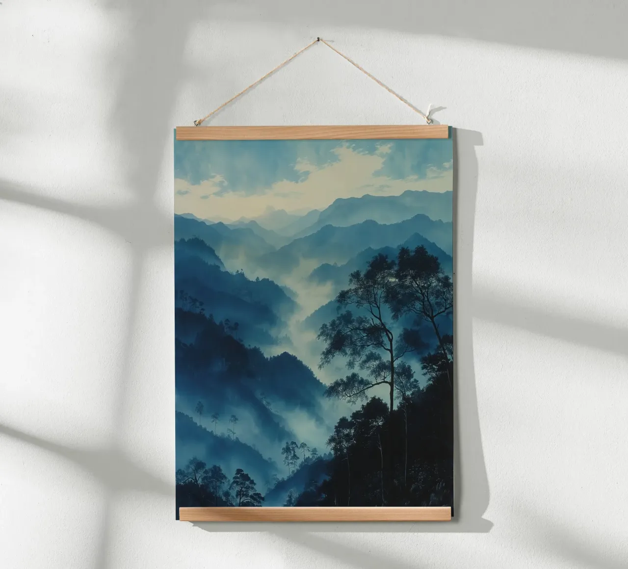 Mist emerge 4 - teal, icon carta hahnemühle da The Quiet Senju