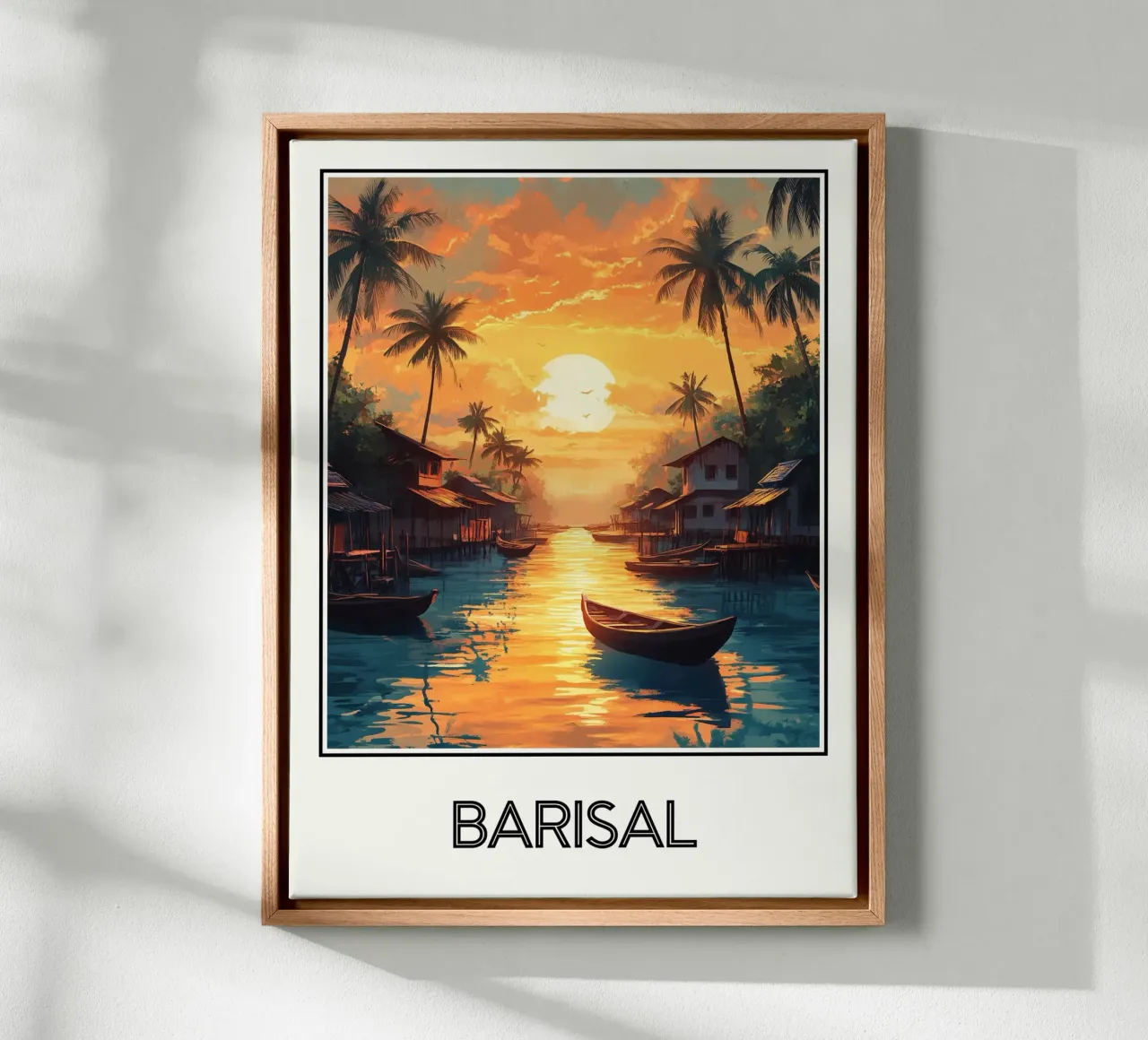 Barisal tela con Cornice a cassetta da Frame the World