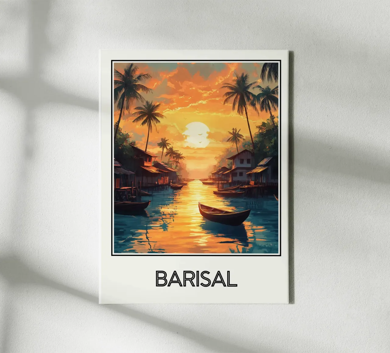 Barisal tela con Cornice a cassetta da Frame the World