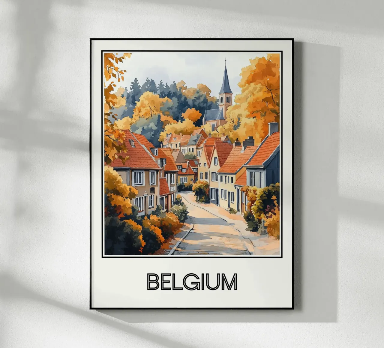 Manifesto del Belgio plexiglass da Frame the World