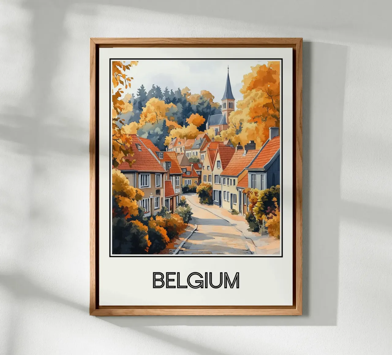Manifesto del Belgio alluminio dibond da Frame the World