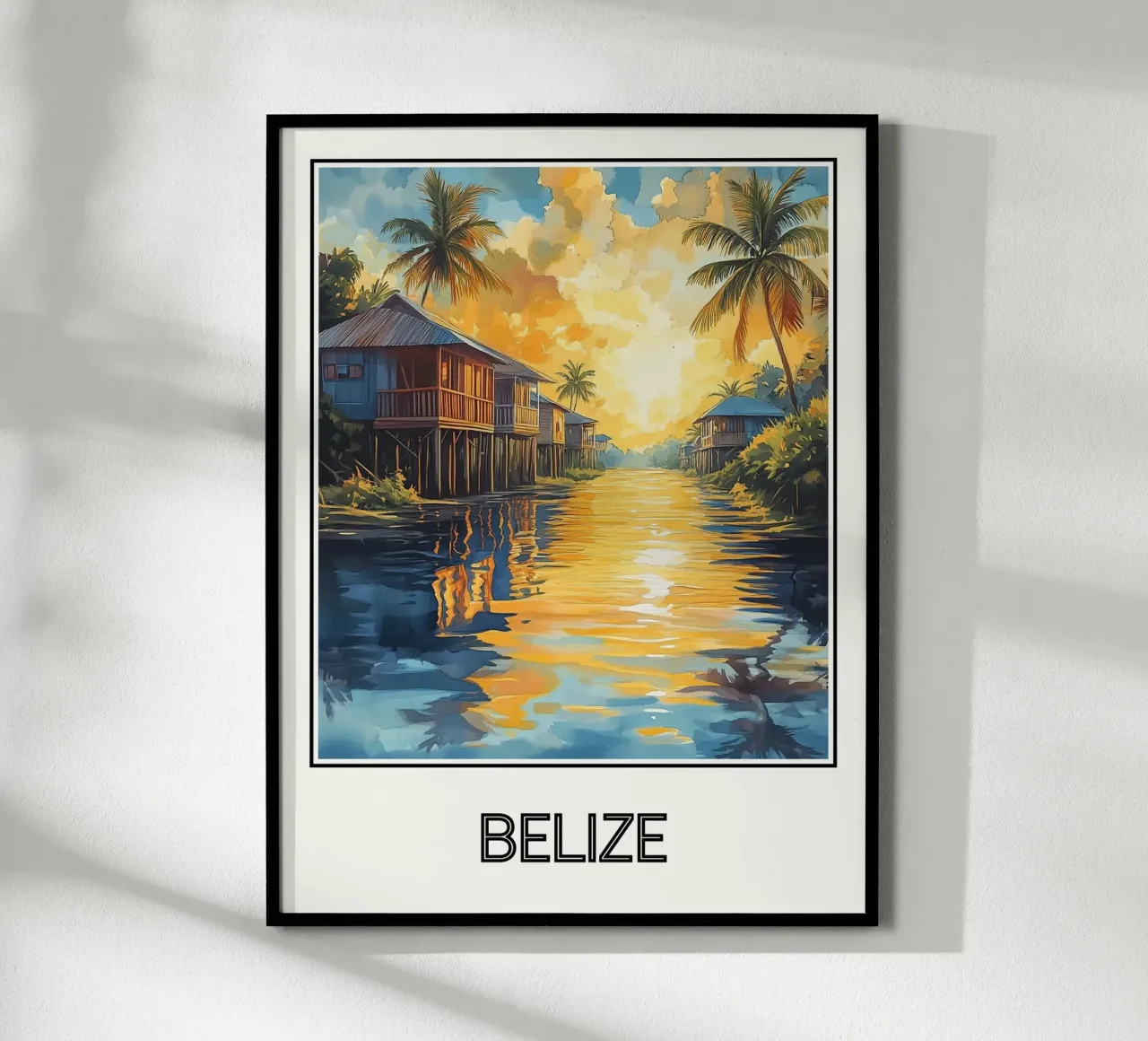 Belize poster da Frame the World