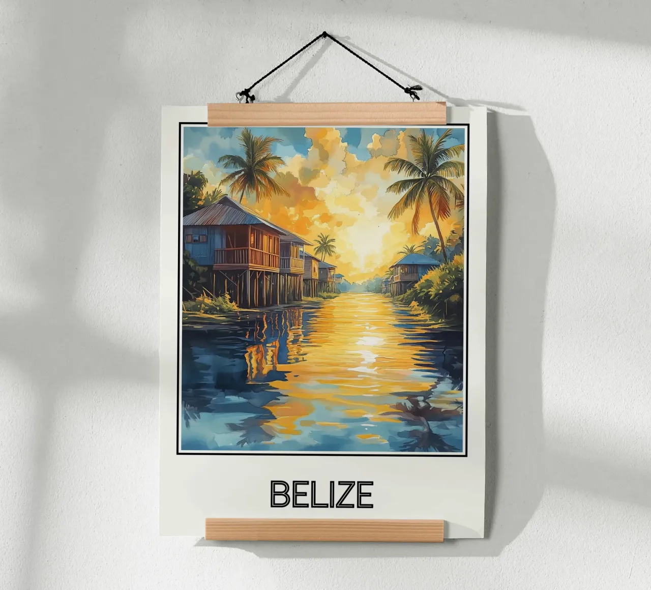 Belize poster da Frame the World