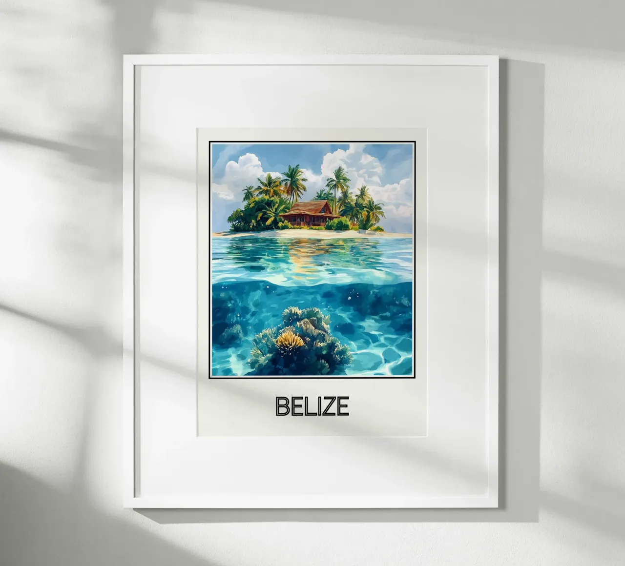 Belize poster da Frame the World