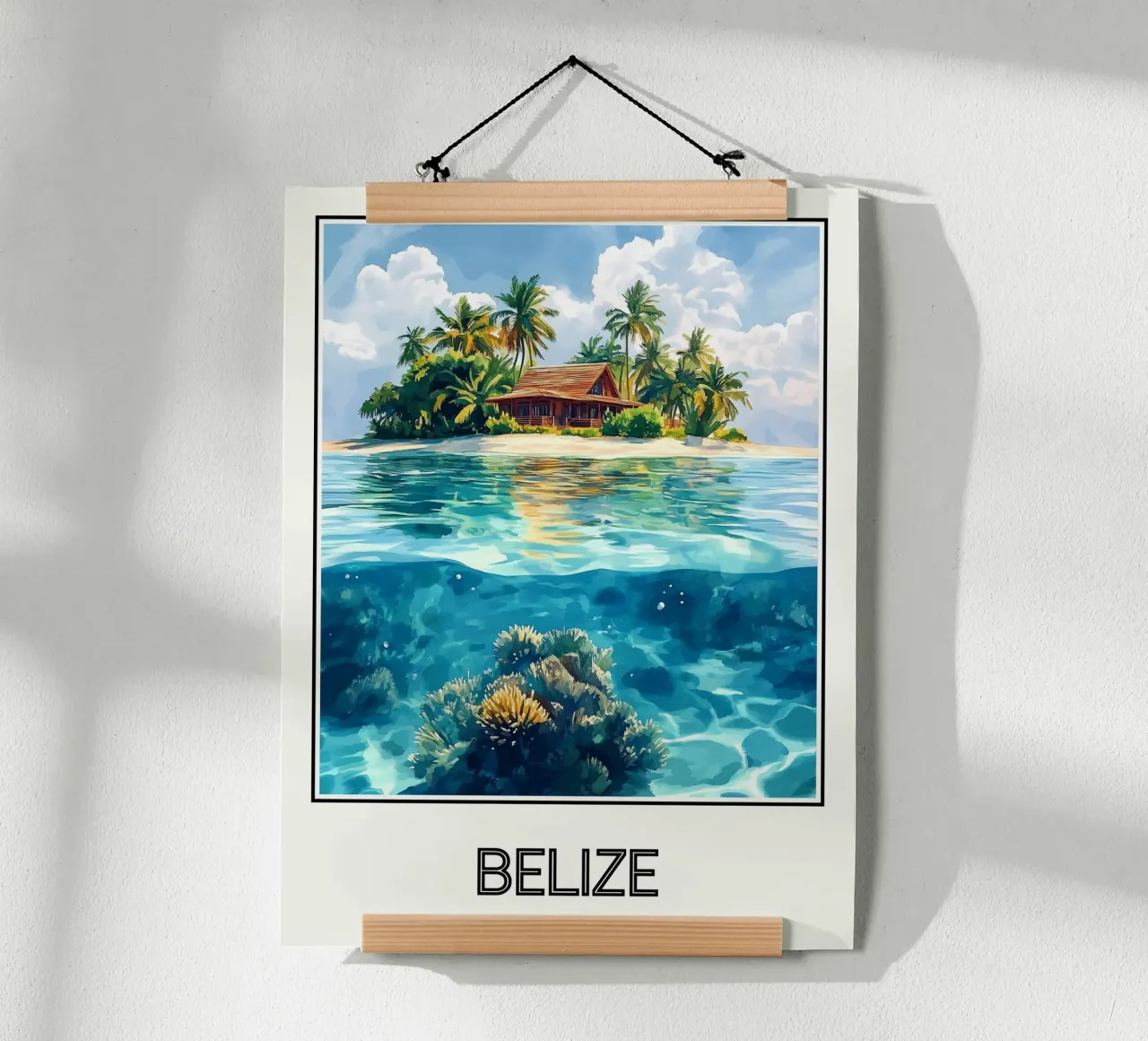 Belize poster da Frame the World