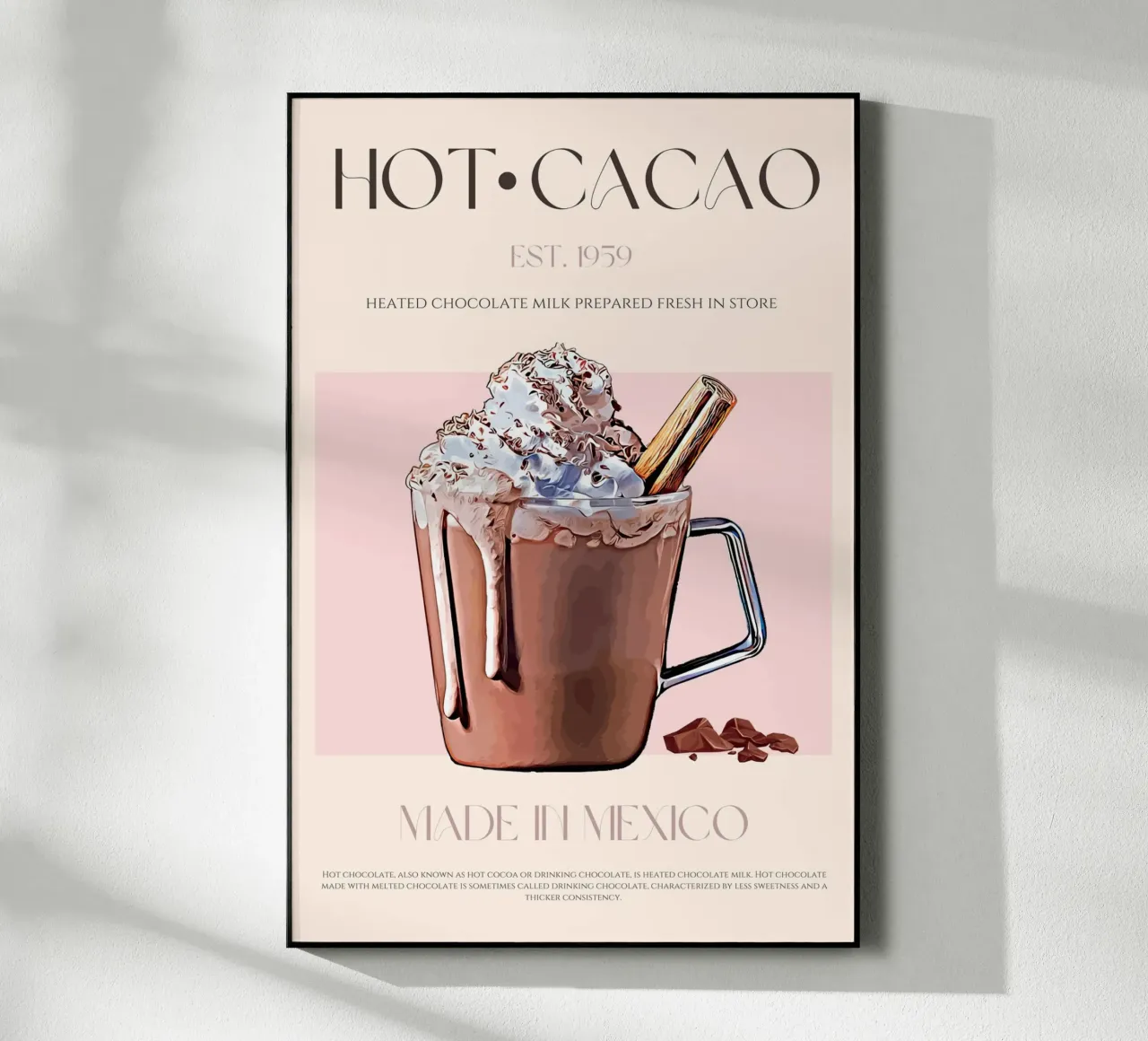 Hot Cacao Print acrylic glass by KOKRPrints