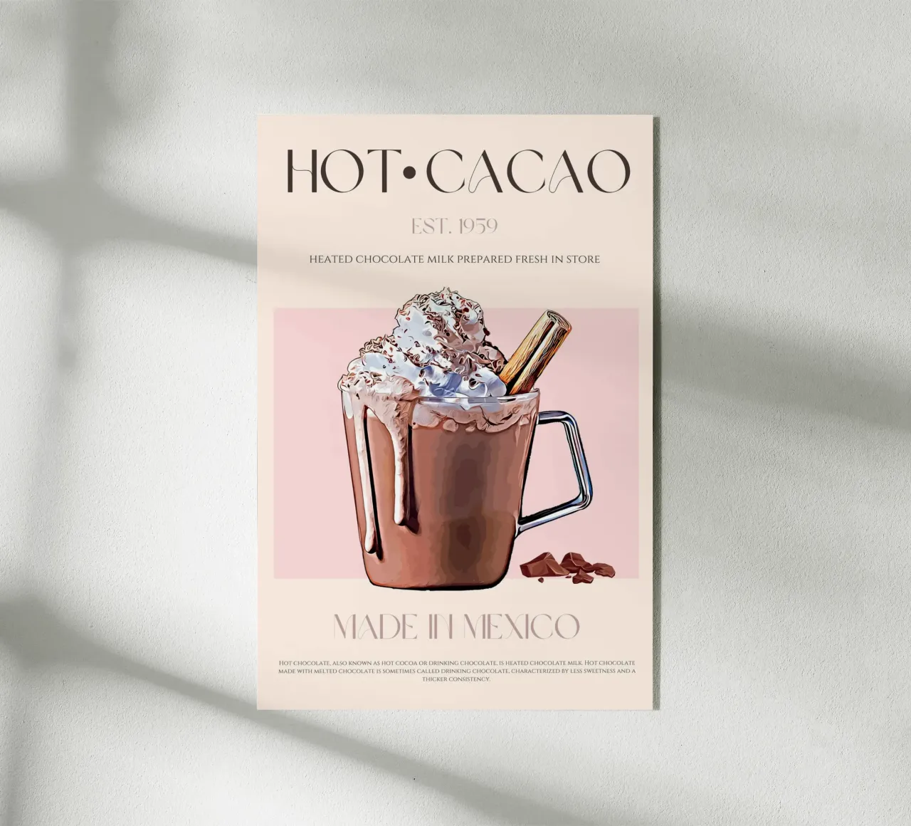 Hot Cacao Print acrylic glass by KOKRPrints
