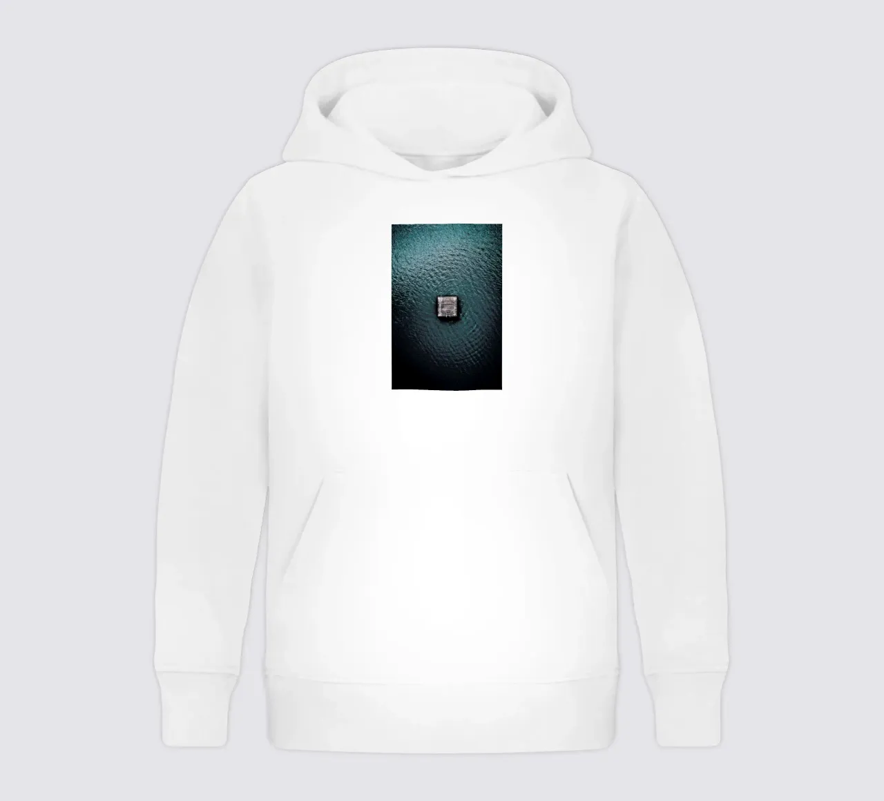 Minimal felpa bambino con cappuccio da Airpixels