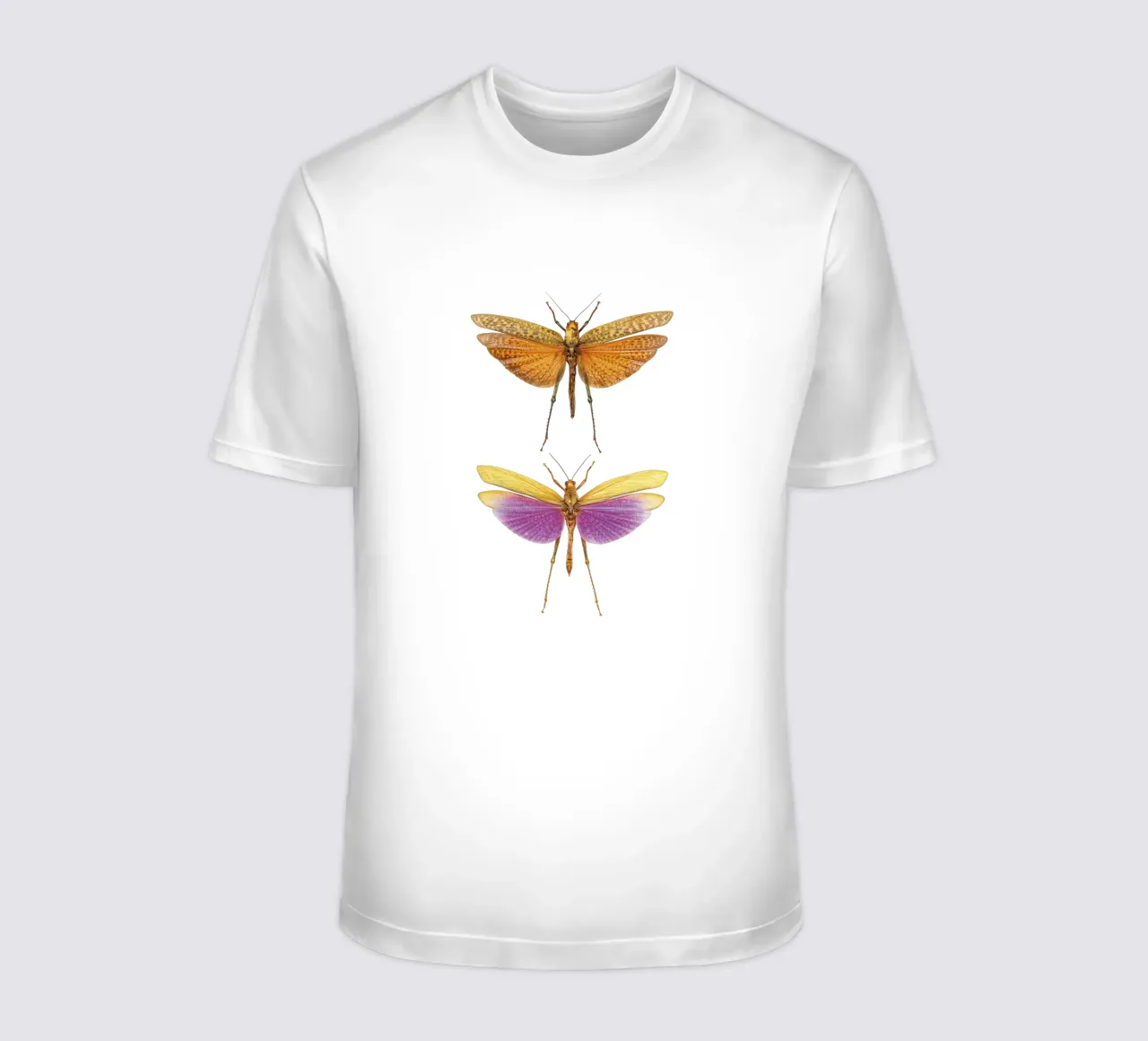 Armonia colorata: Due grilli t-shirt da Curious Collections by Marielle Leenders