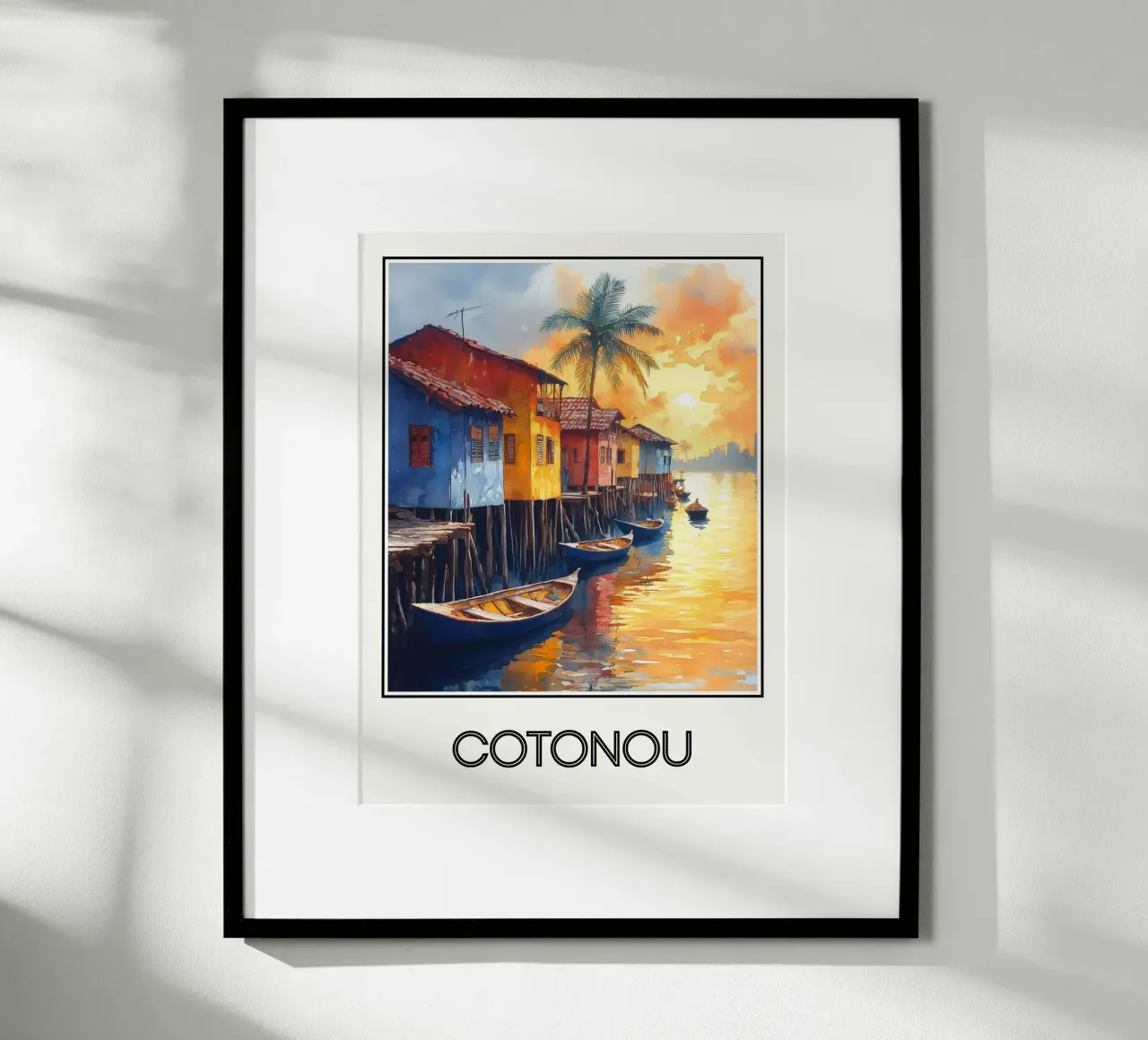 Cotonou poster da Frame the World