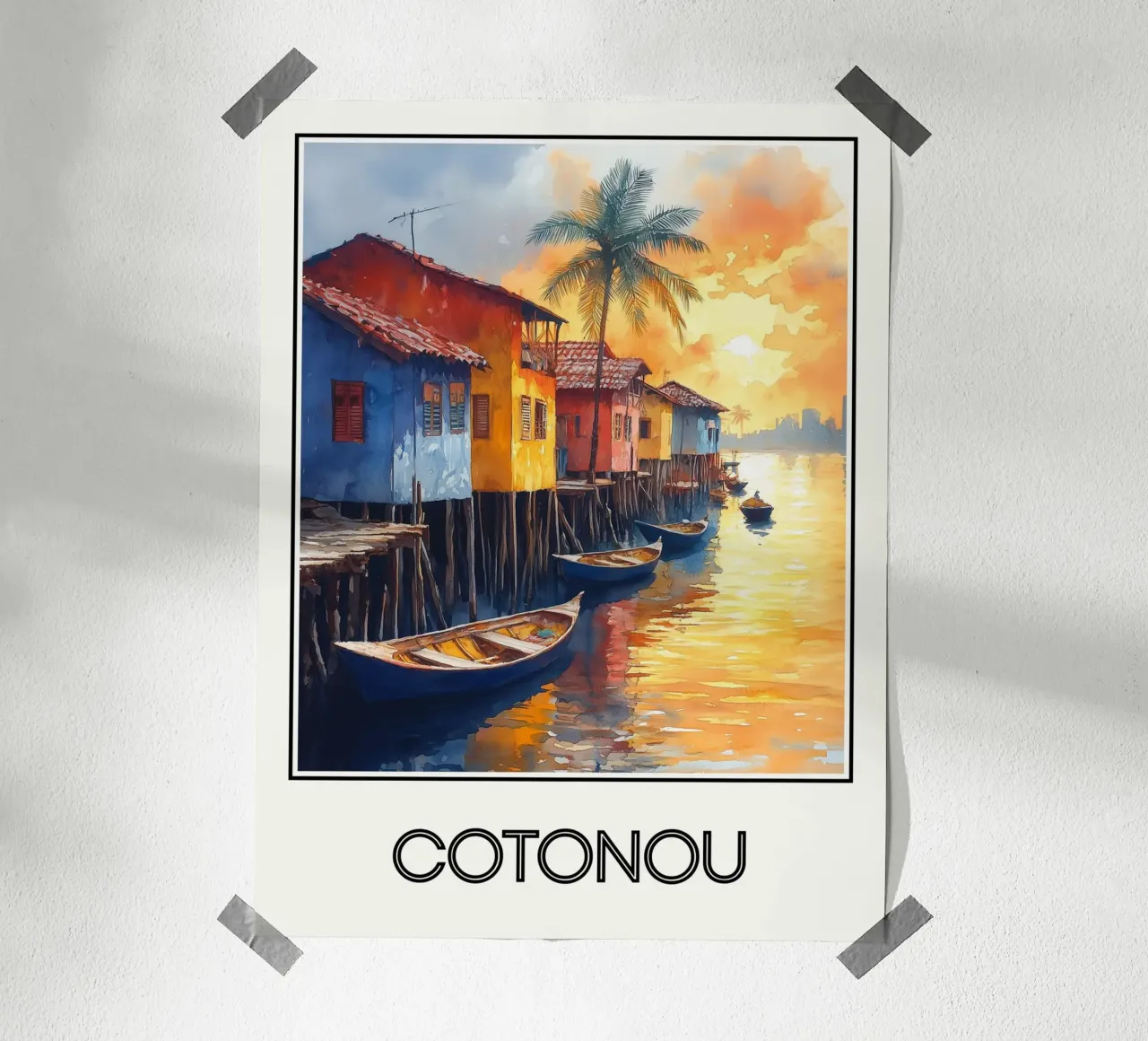 Cotonou poster da Frame the World