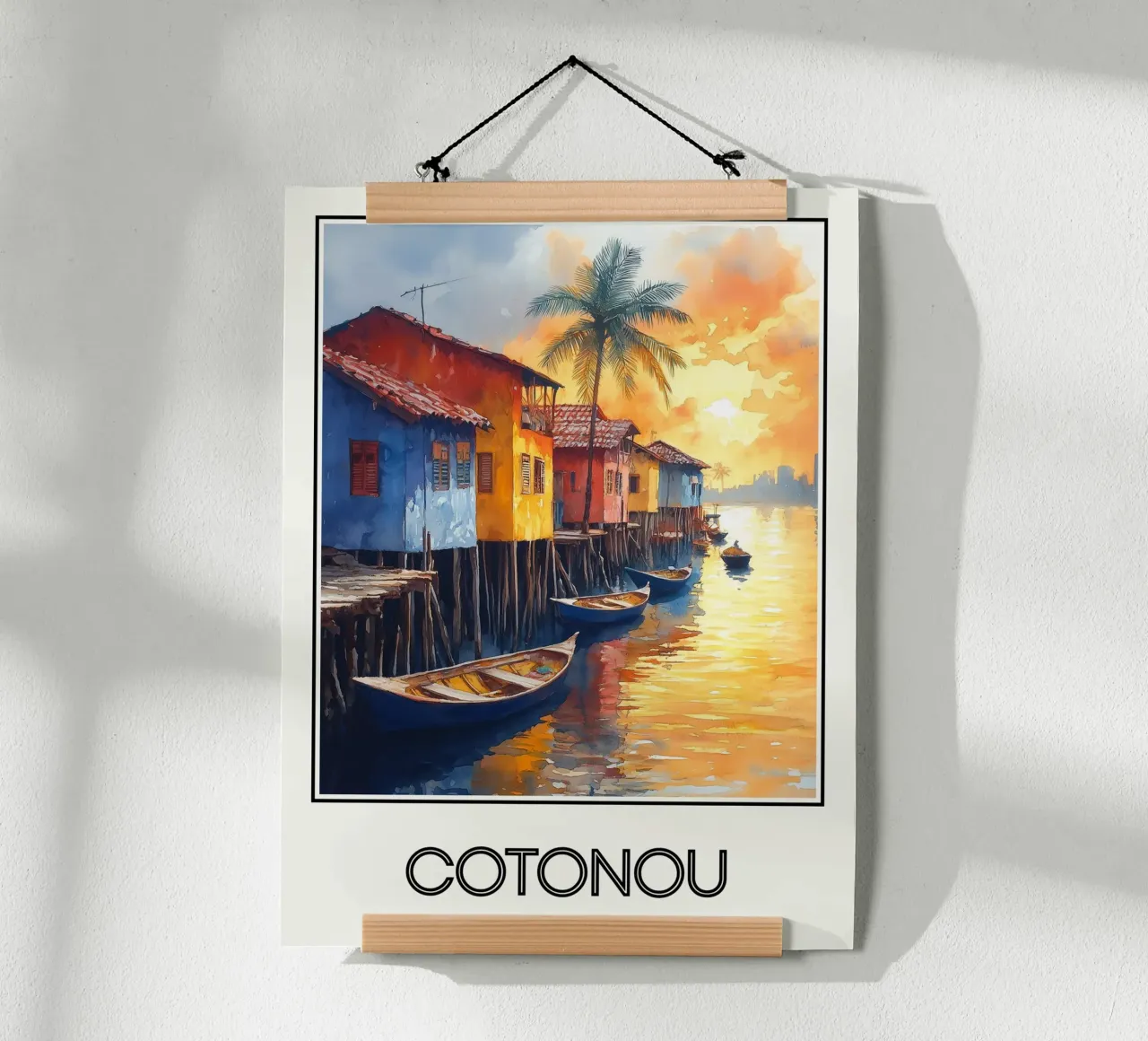 Cotonou poster da Frame the World