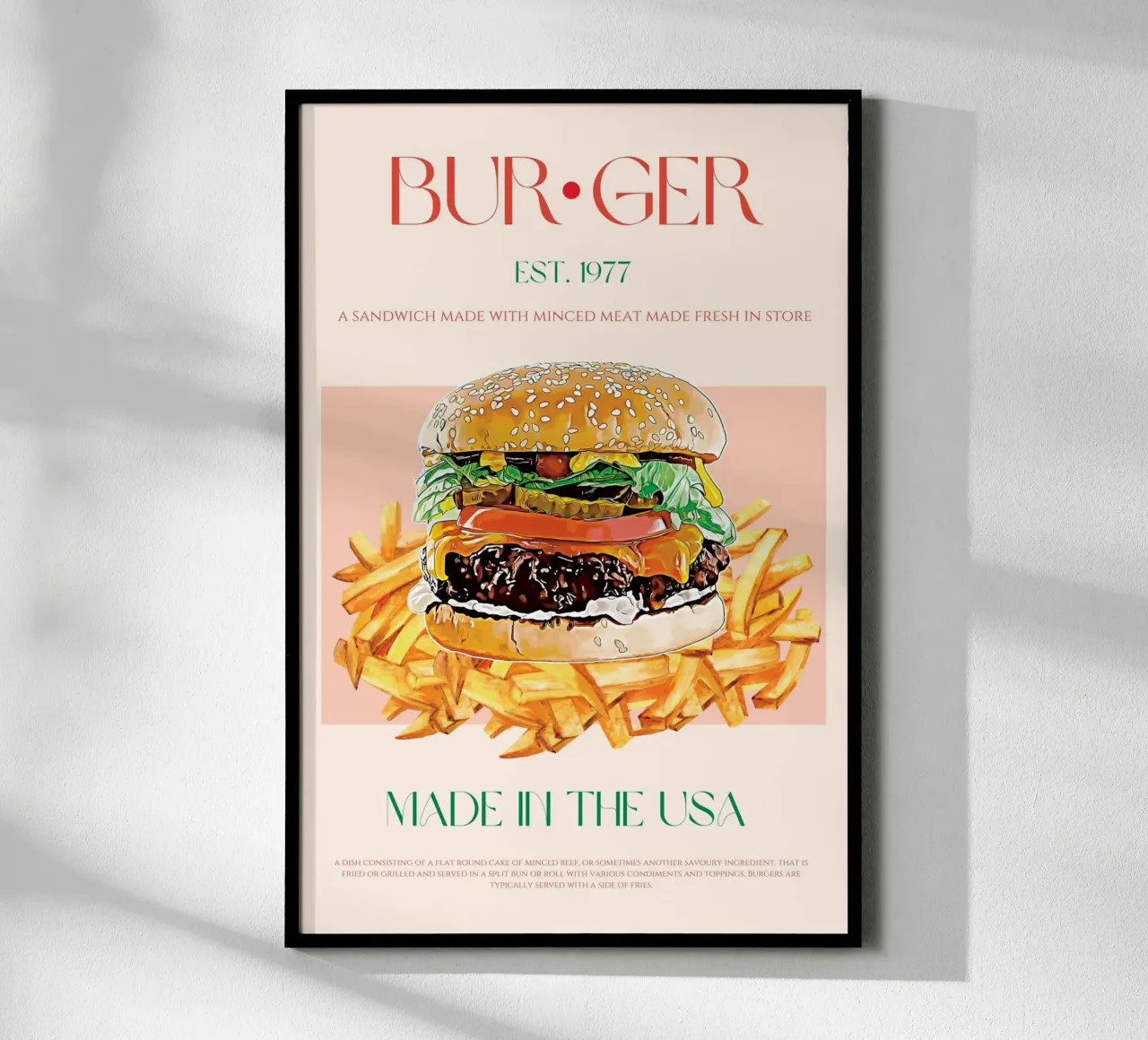 Burget Print poster de KOKRPrints