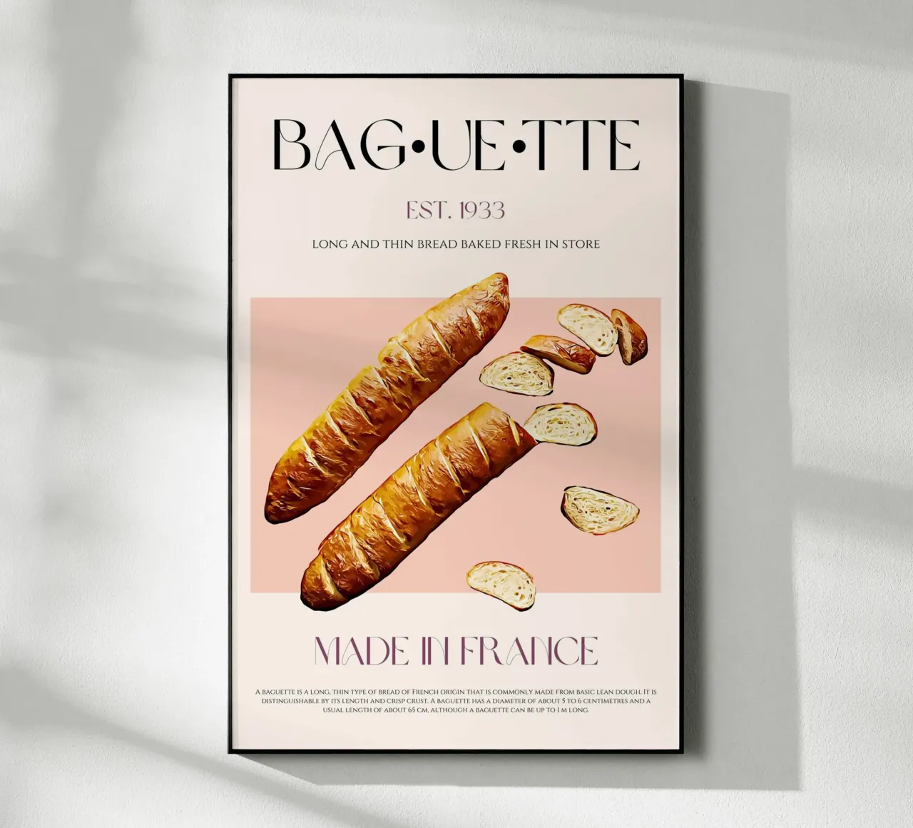 Baguette Print acrylic glass by KOKRPrints