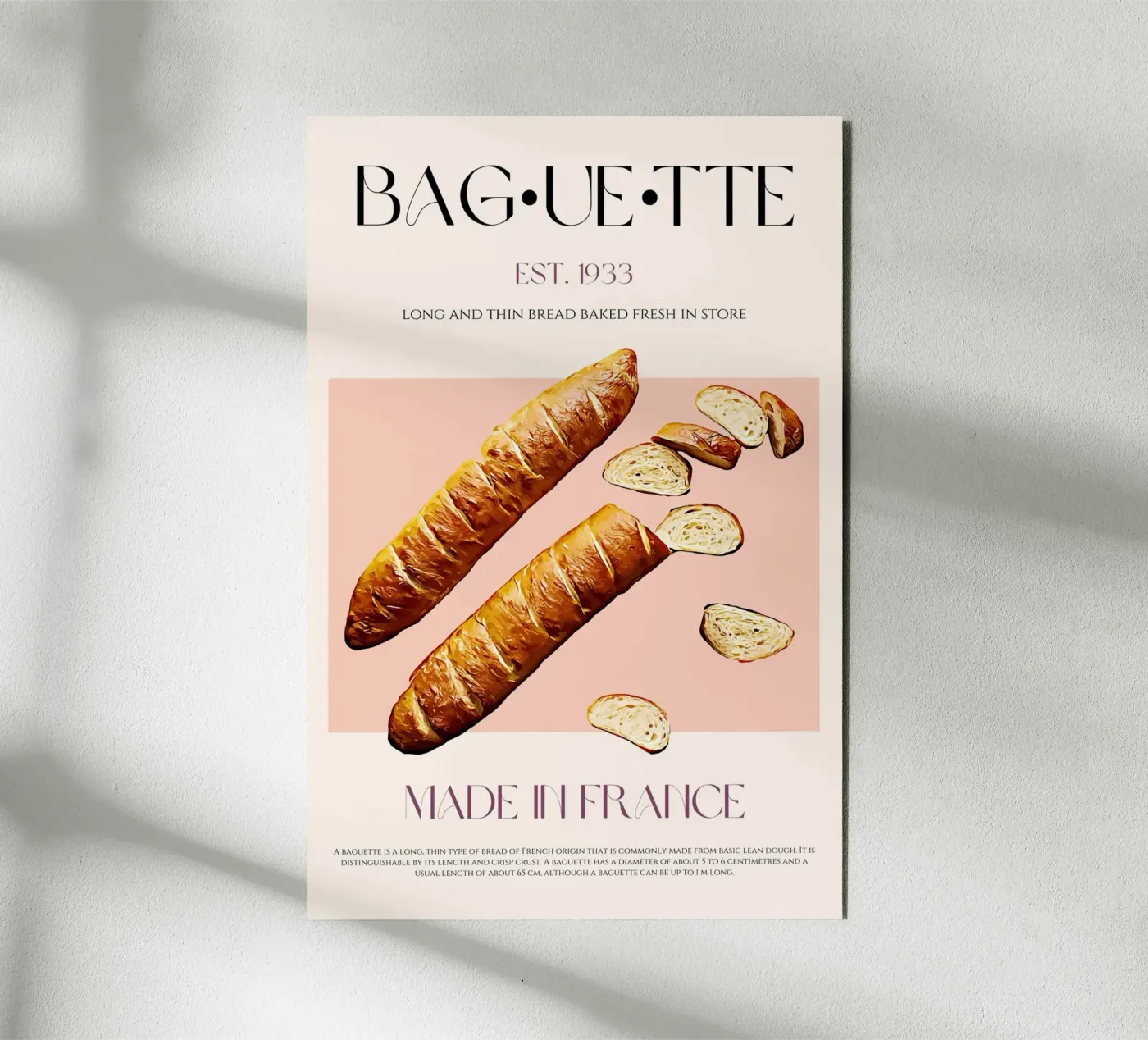 Baguette Print forex plate by KOKRPrints