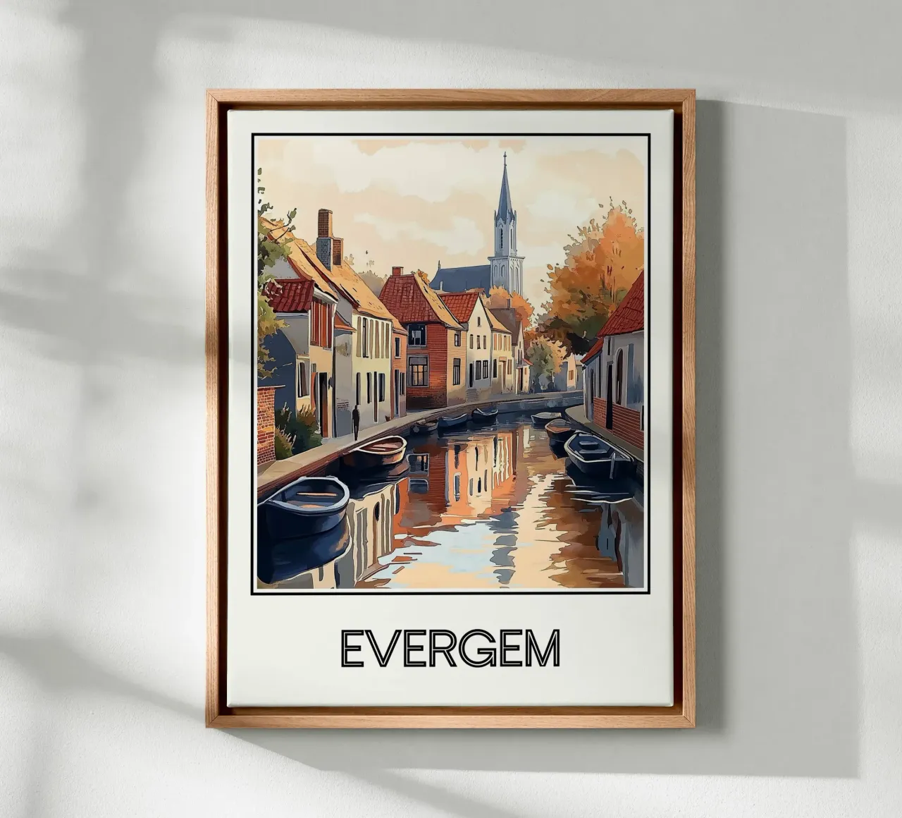 Evergem tela con Cornice a cassetta da Frame the World