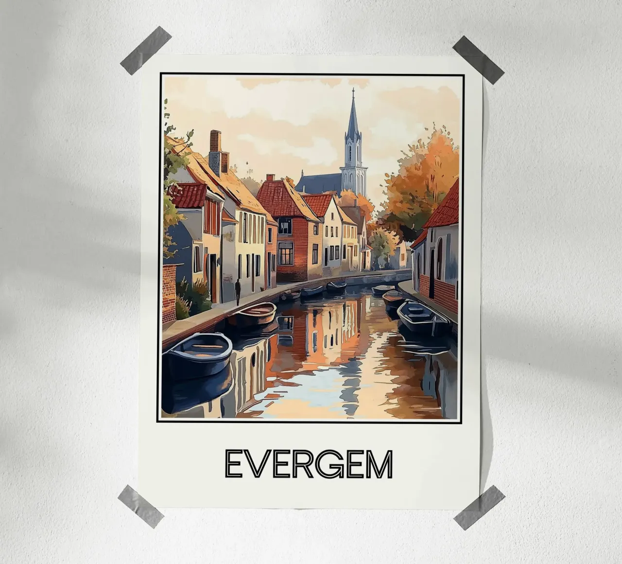 Evergem poster da Frame the World