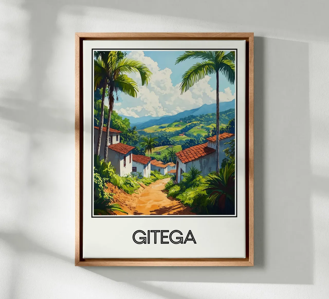 Gitega tela con Cornice a cassetta da Frame the World