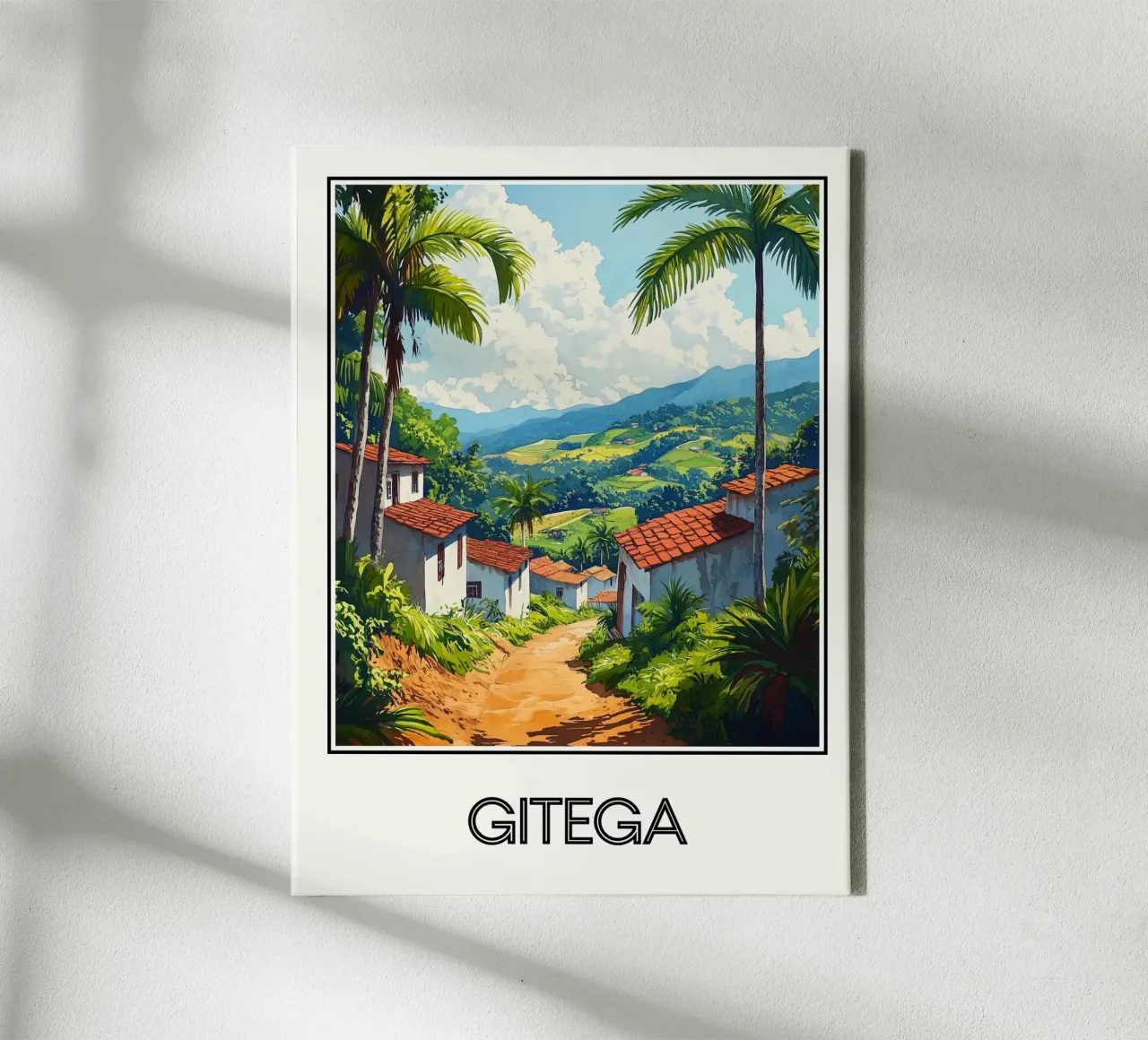 Gitega tela con Cornice a cassetta da Frame the World