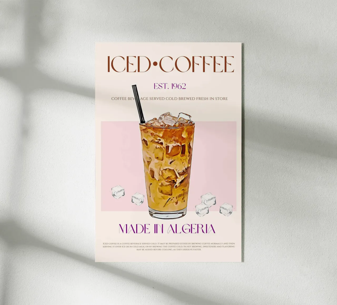 Stampa caffè freddo plexiglass da KOKRPrints