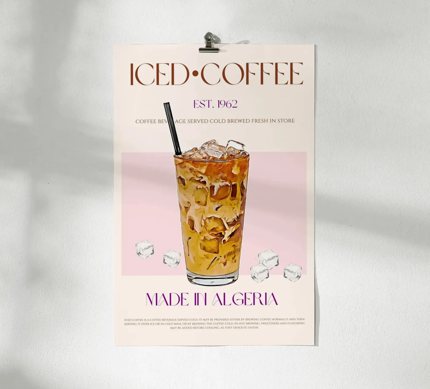 Stampa caffè freddo poster da KOKRPrints