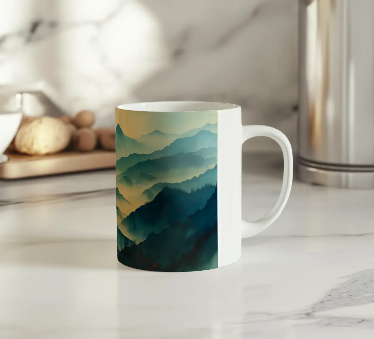 Mist emerge 5 - icon tazza in ceramica da The Quiet Senju