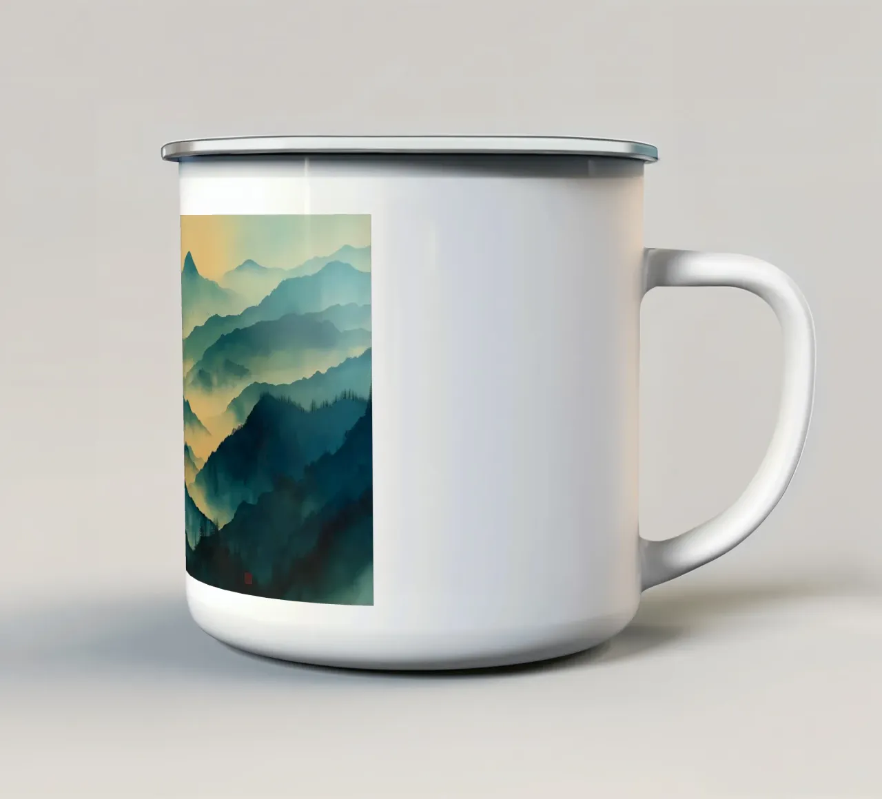 Mist emerge 5 - icon tazza in smalto da The Quiet Senju