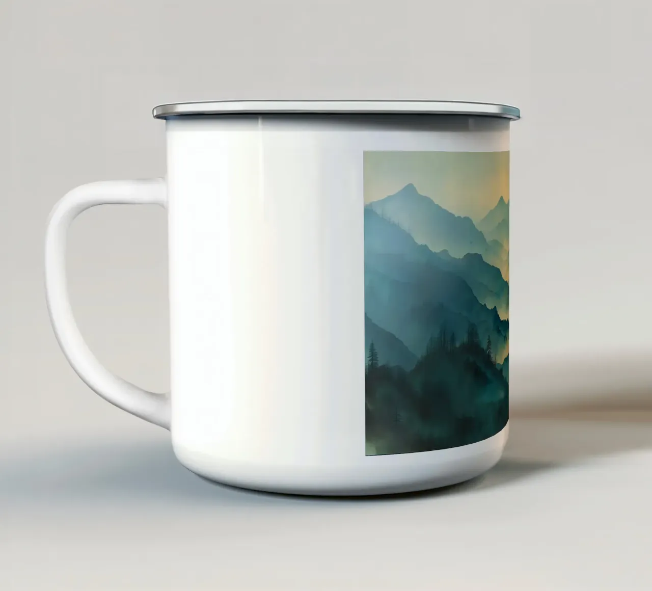 Mist emerge 5 - icon tazza in smalto da The Quiet Senju