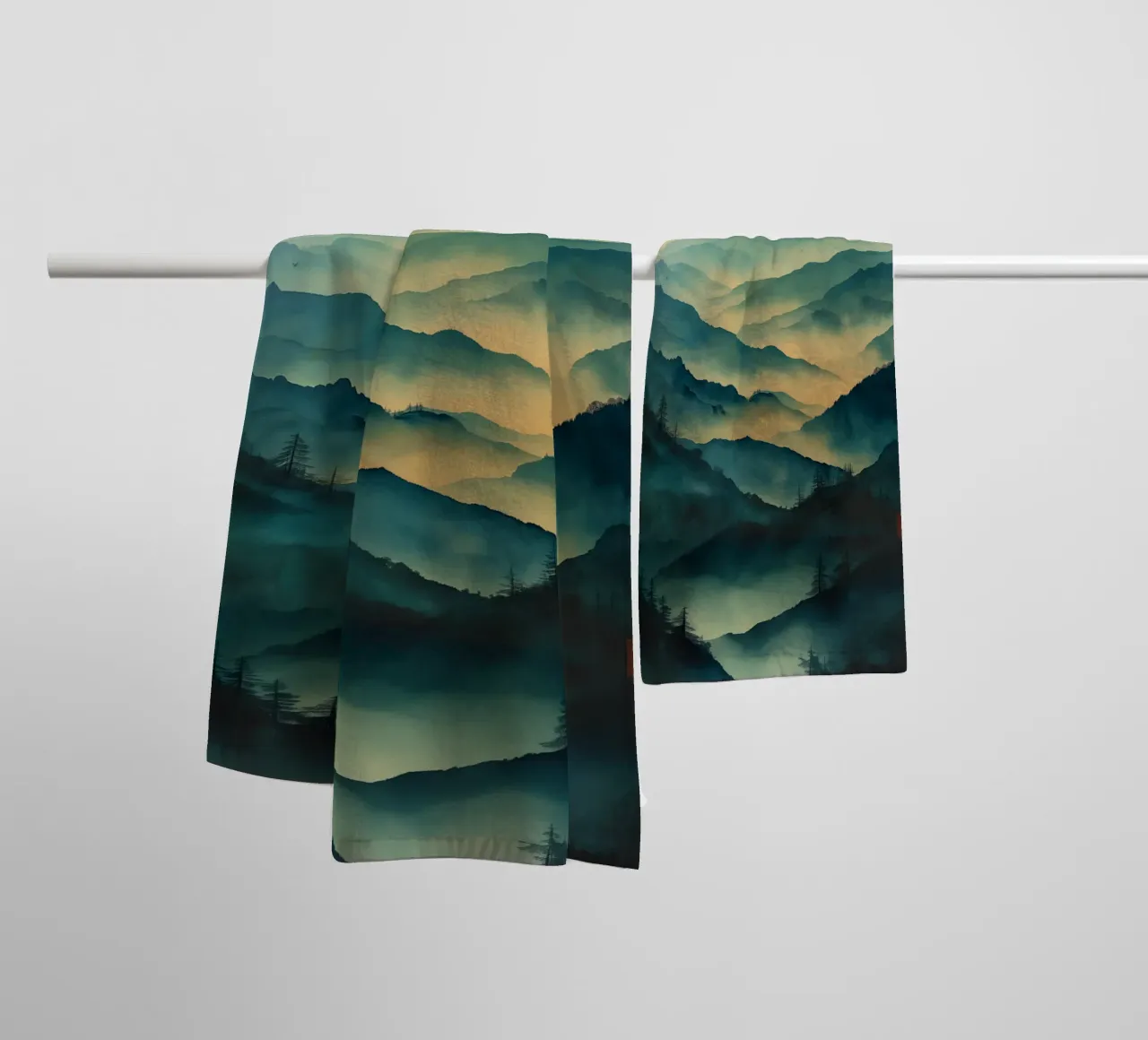 Mist emerge 5 - icon asciugamano da bagno da The Quiet Senju