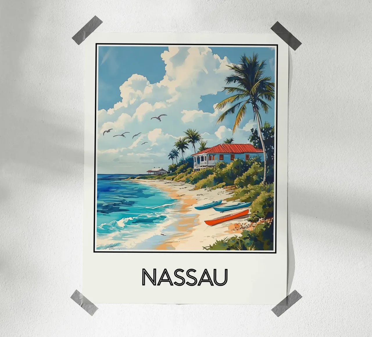 Nassau poster da Frame the World