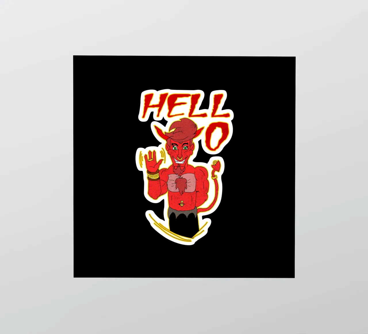 Hell...o sticker by sillyindustries