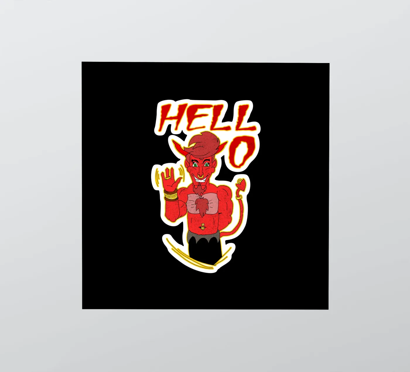 Hell...o sticker by sillyindustries