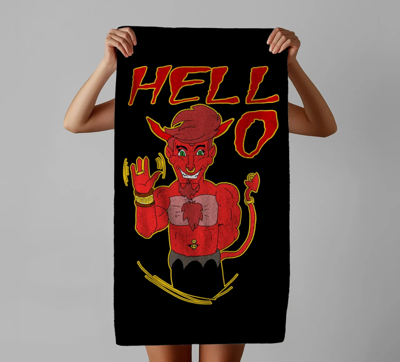 Inferno...o asciugamano da bagno da sillyindustries