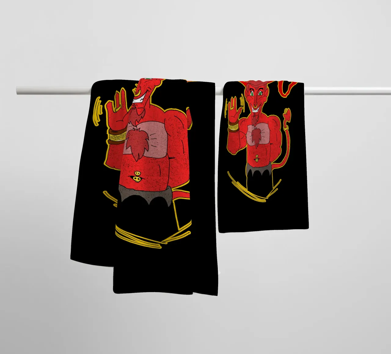 Inferno...o asciugamano da bagno da sillyindustries