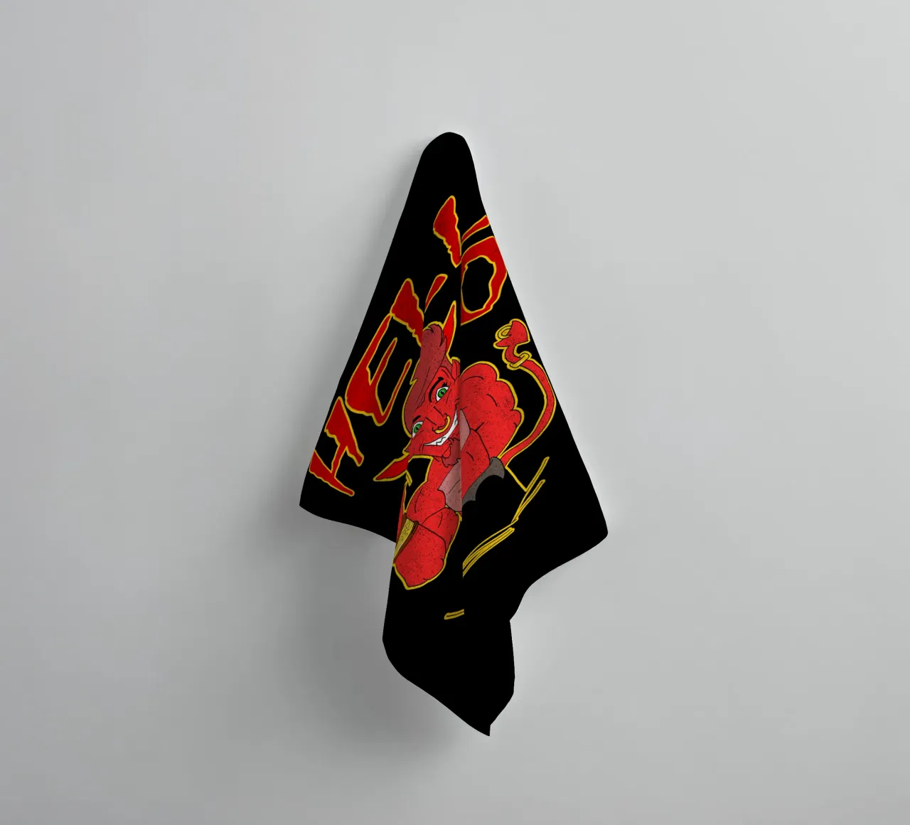 Inferno...o asciugamano da bagno da sillyindustries