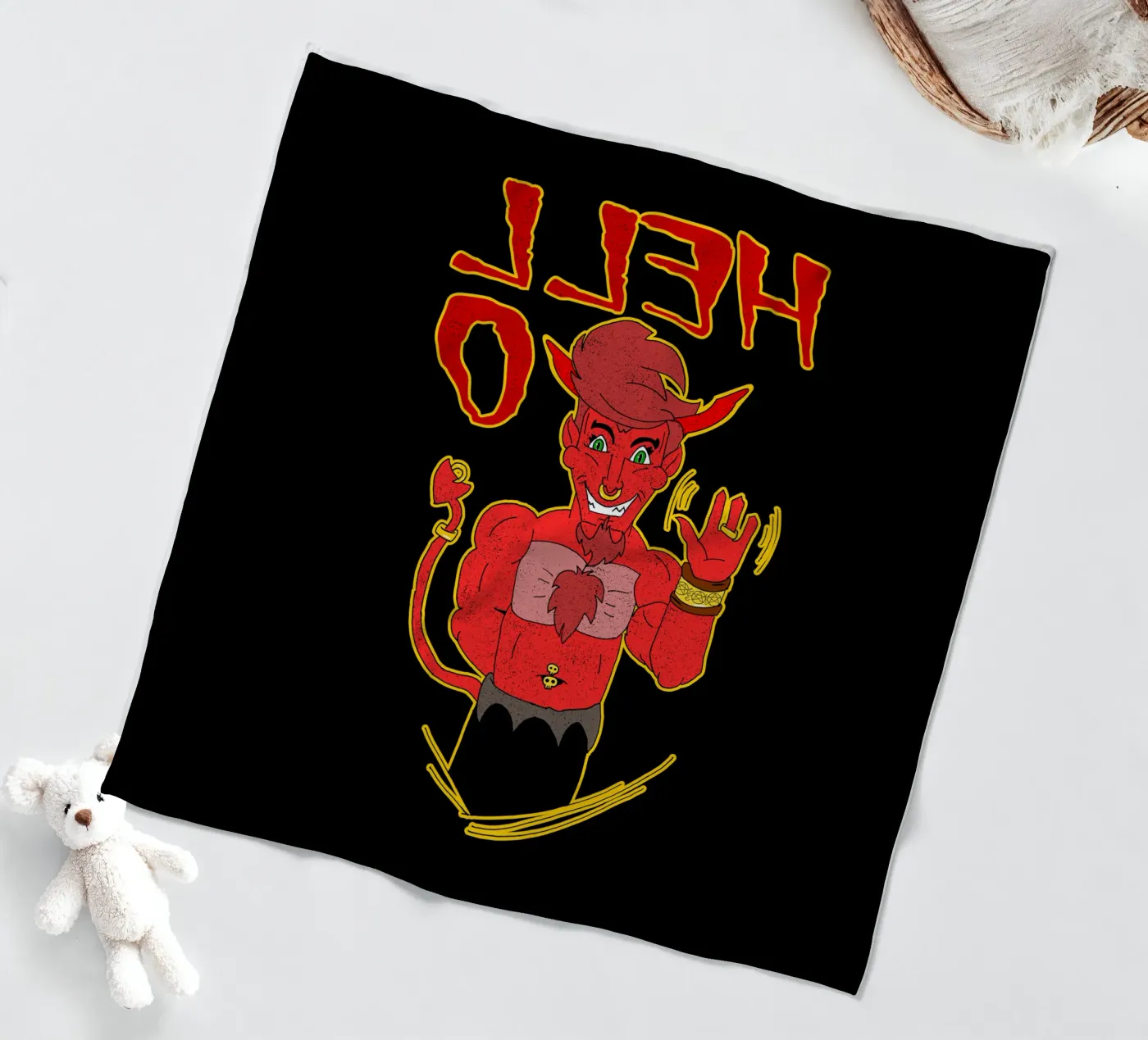 Hell...o coperta in pile da sillyindustries