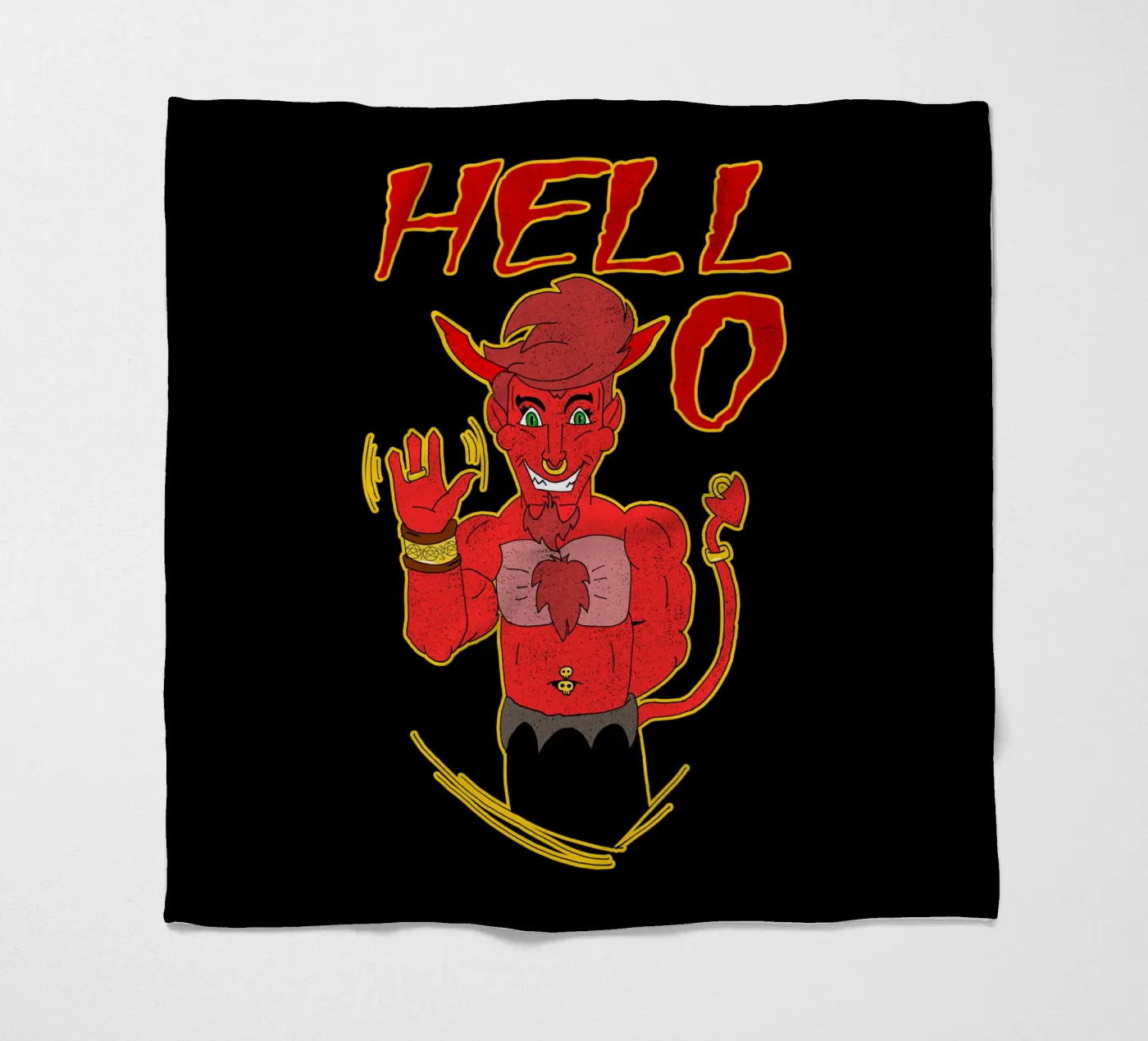 Hell...o coperta in pile da sillyindustries