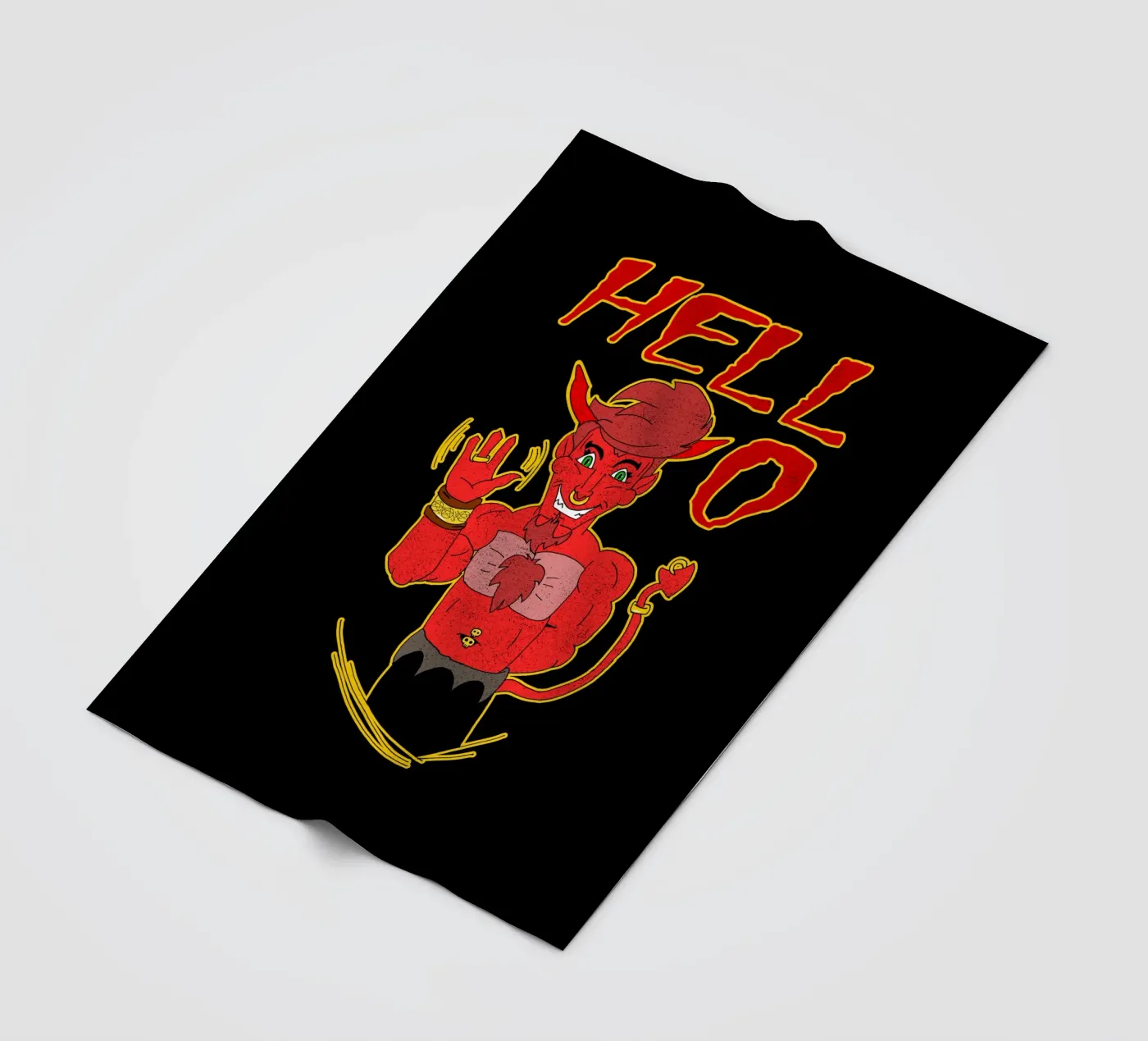 Hell...o coperta in pile da sillyindustries