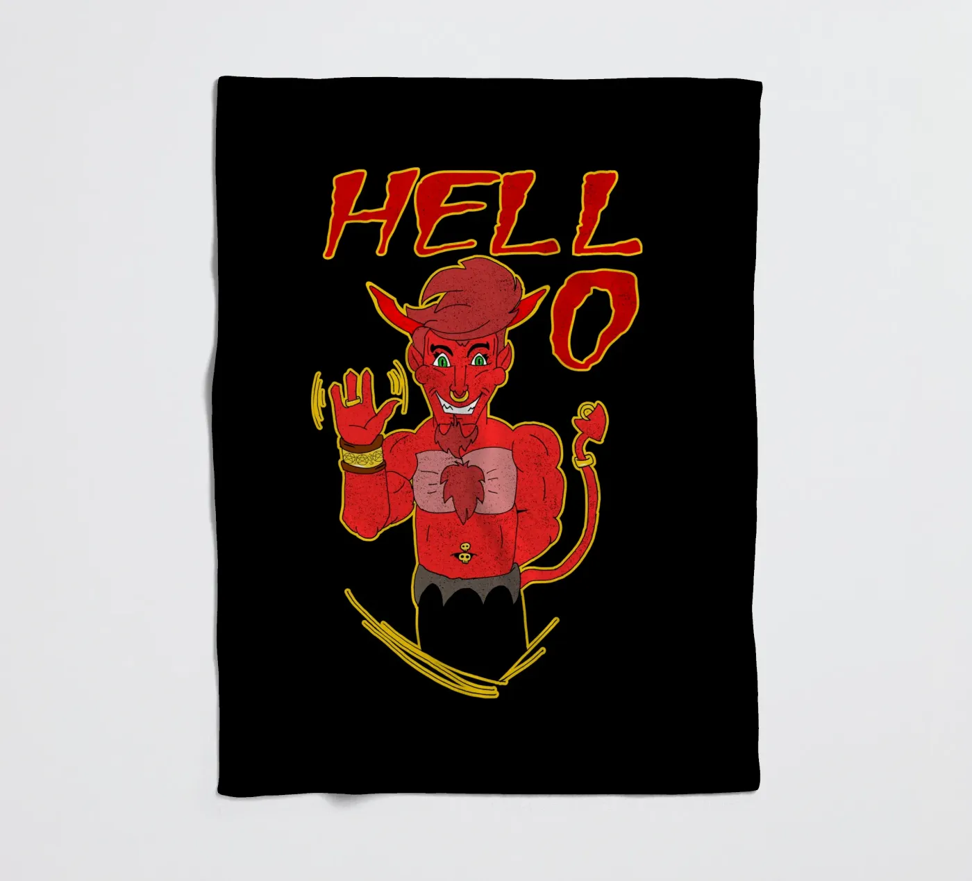 Hell...o coperta in pile da sillyindustries