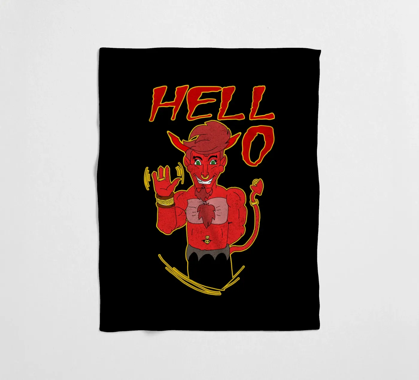 Hell...o coperta in pile da sillyindustries