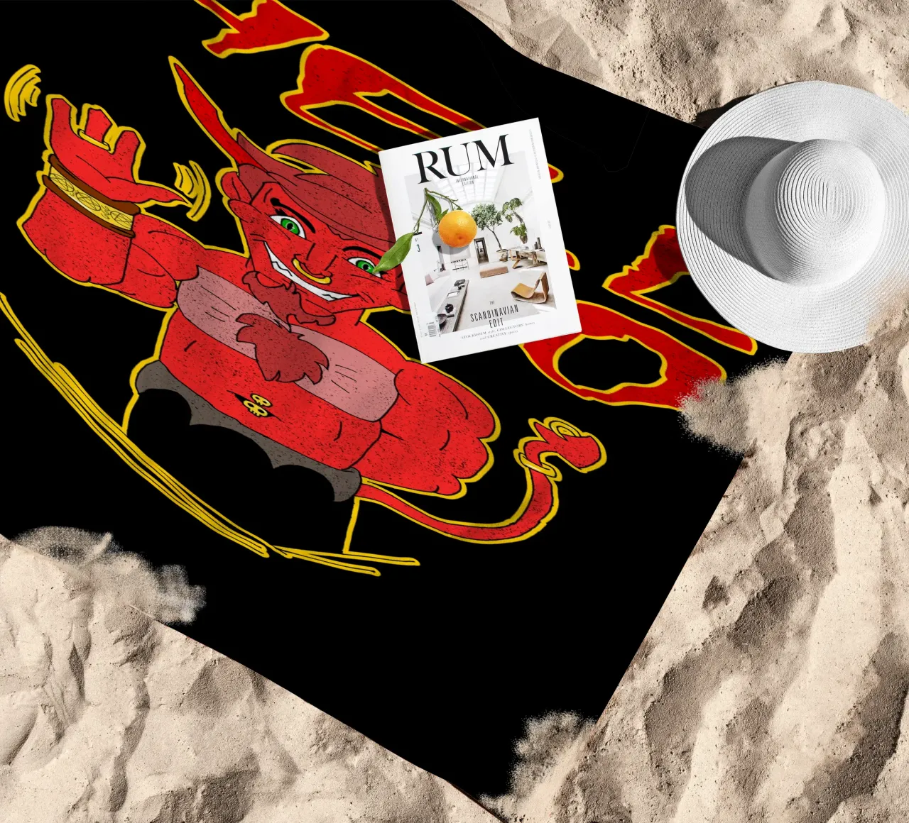 Hell...o beach towel by sillyindustries