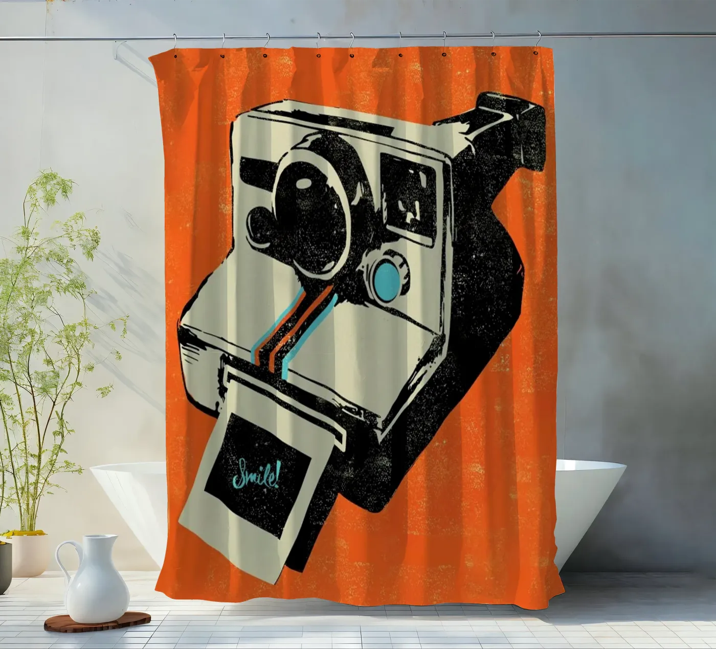 Instant Camera Duschvorhang von Rocket68
