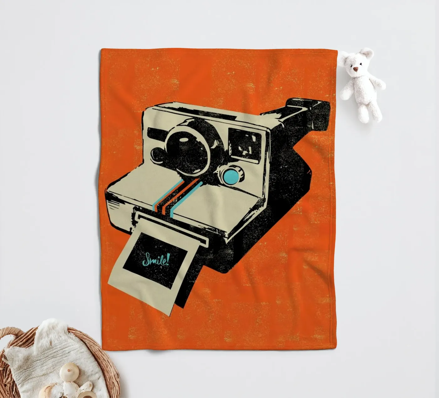Instant Camera fleecedeken van Rocket68