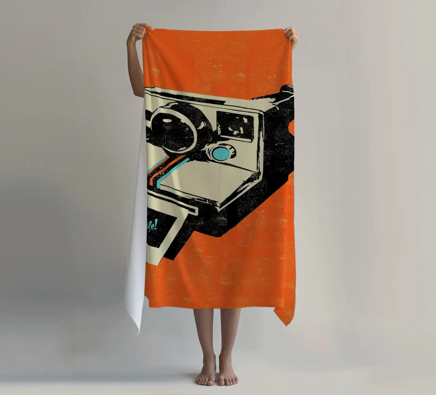 Instant Camera strandhanddoek van Rocket68