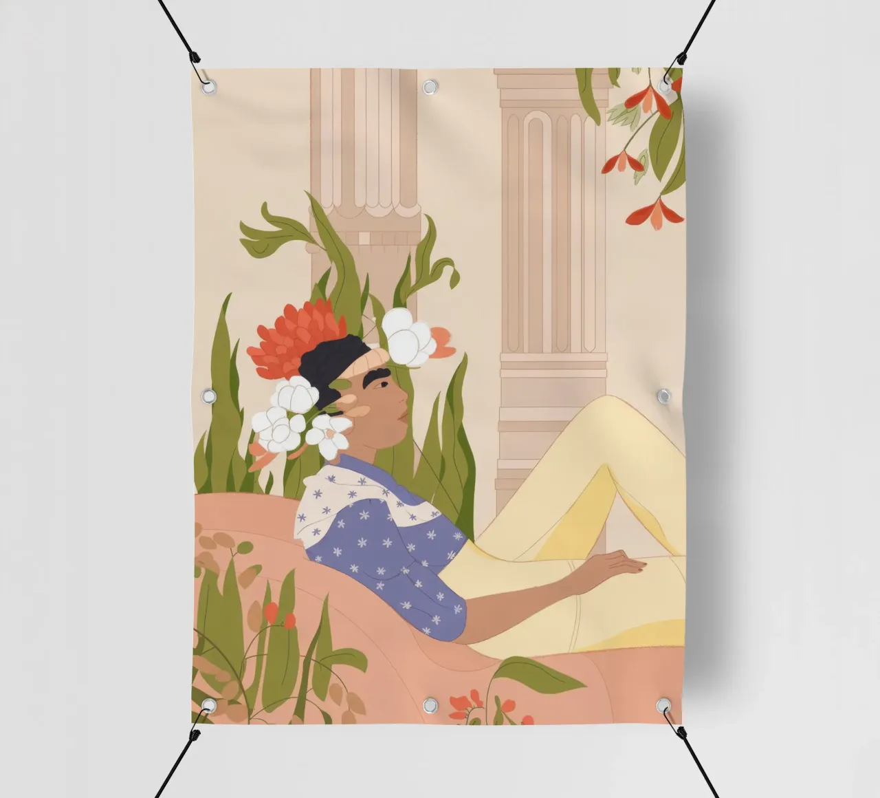 Serenità classica telo in pvc da Artie Shifa
