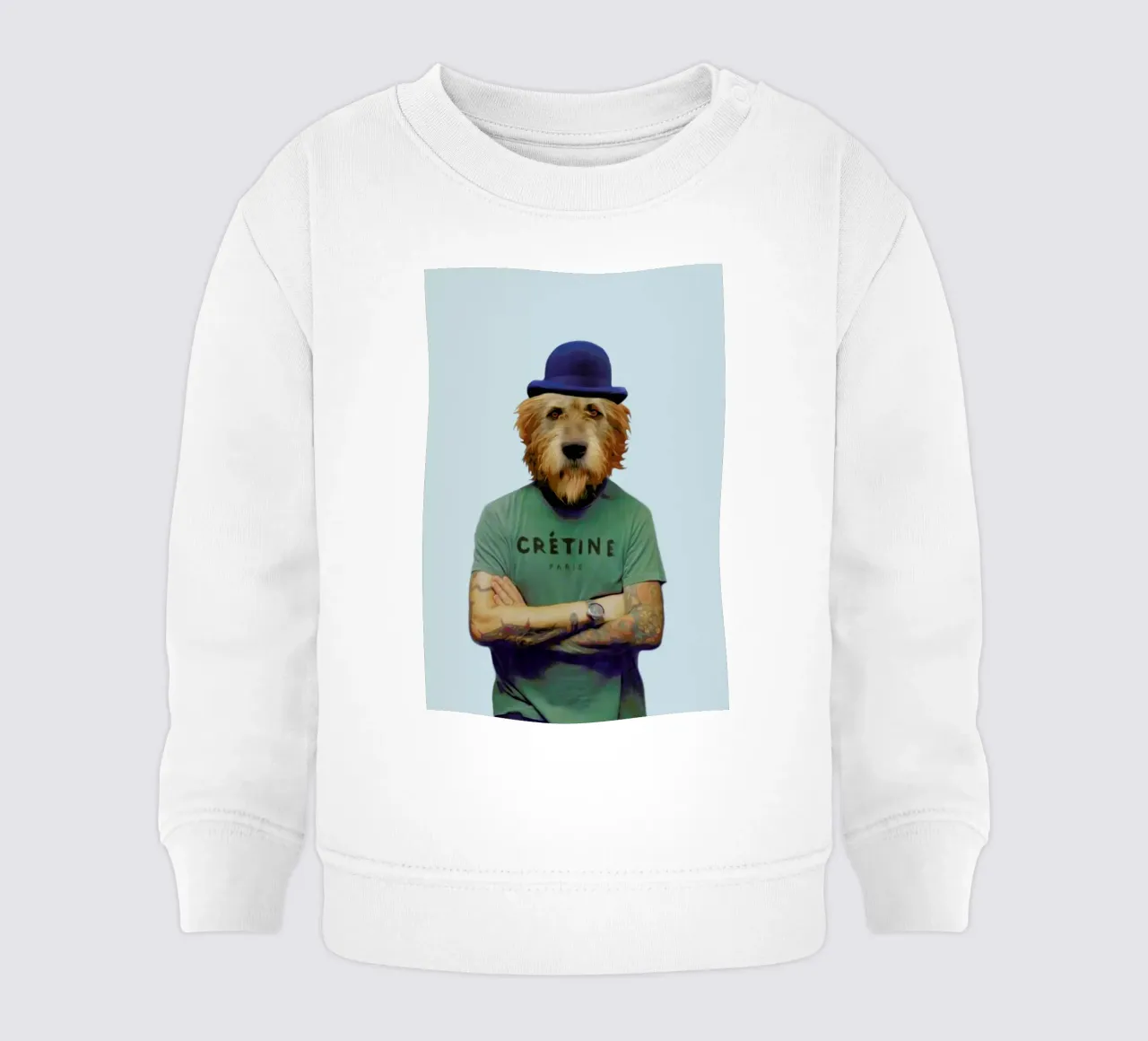 Mr Who Baby Sweatshirt von Mrs. Pepper's Designs