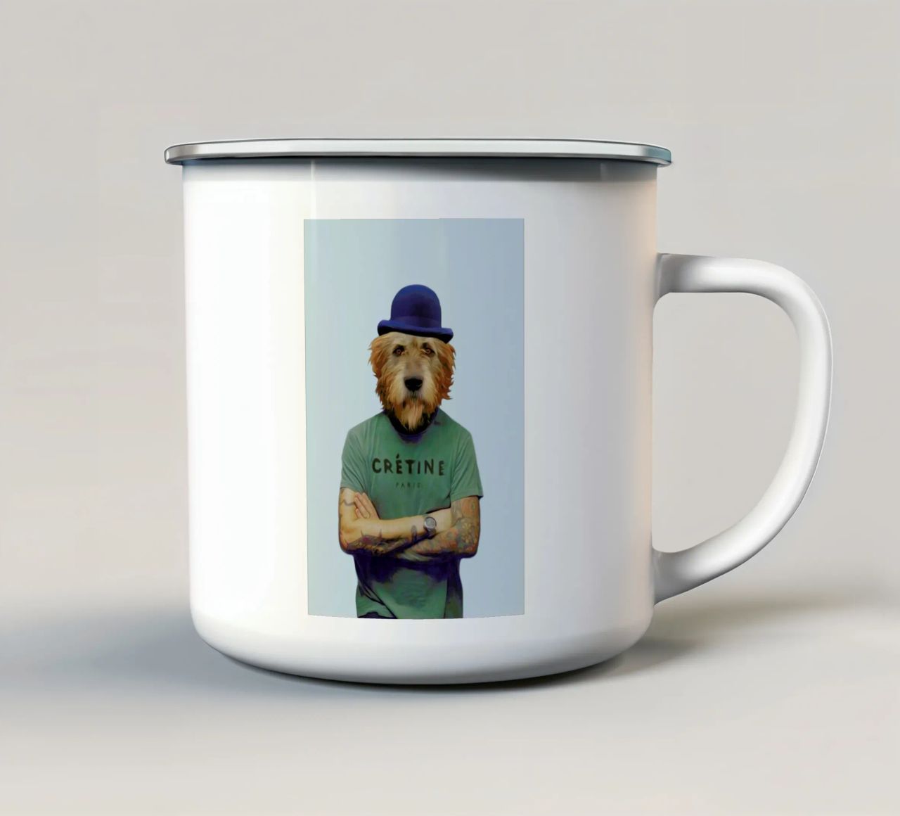 Mr Who tazza in smalto da Mrs. Pepper's Designs