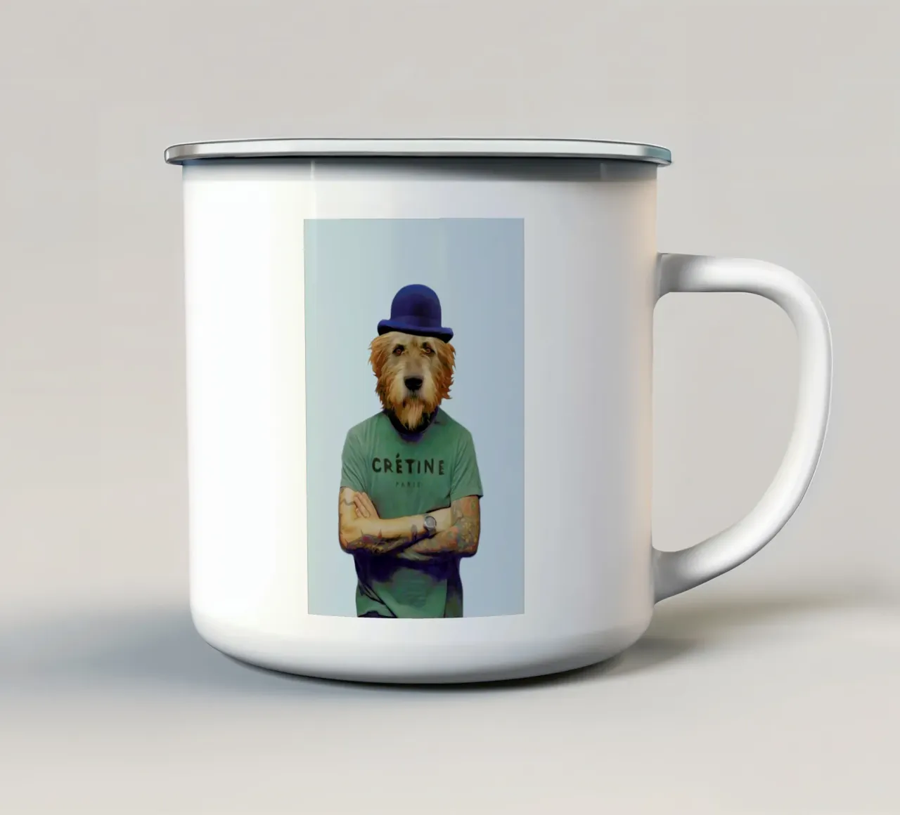 Mr Who tazza in smalto da Mrs. Pepper's Designs