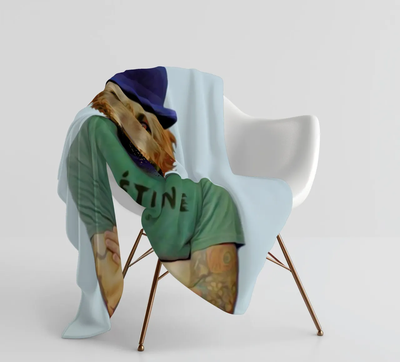 Mr Who fleece blanket by Mrs. Pepper's Designs