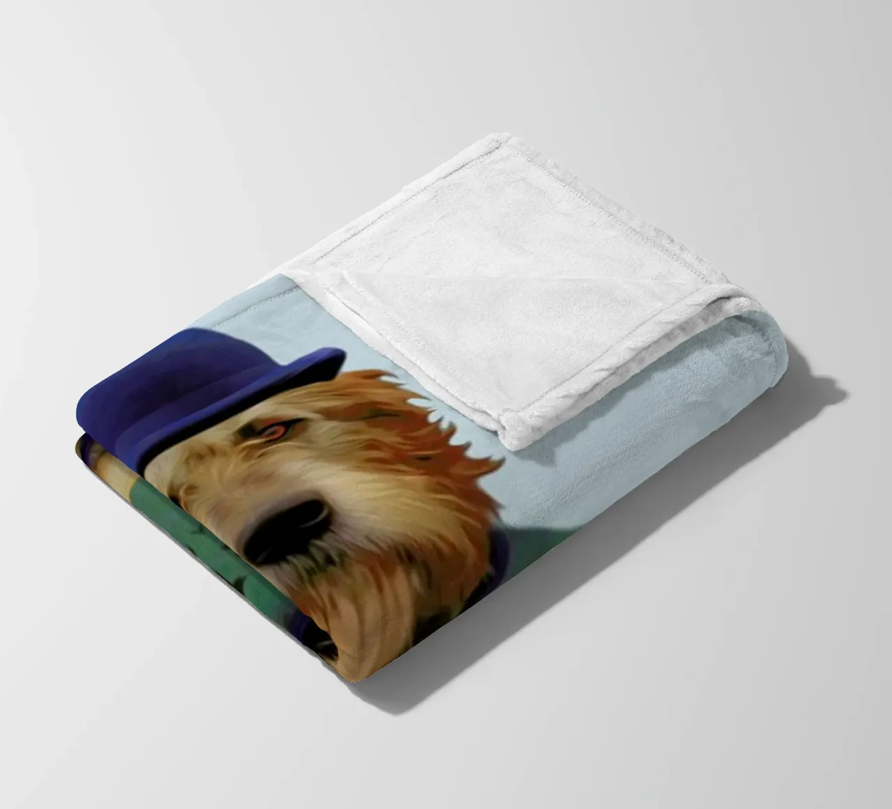 Mr Who fleece blanket by Mrs. Pepper's Designs